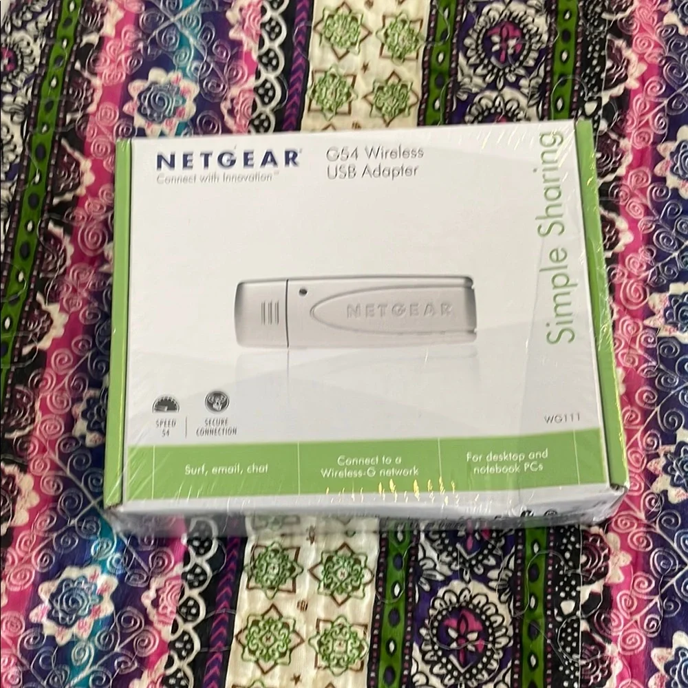 Netgear White G54 Wireless USB Adapter